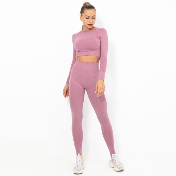 Running fitness sports suit set - Image 9