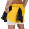 Summer Running Shorts Men 2 in 1 Sports  Shorts - Image 16