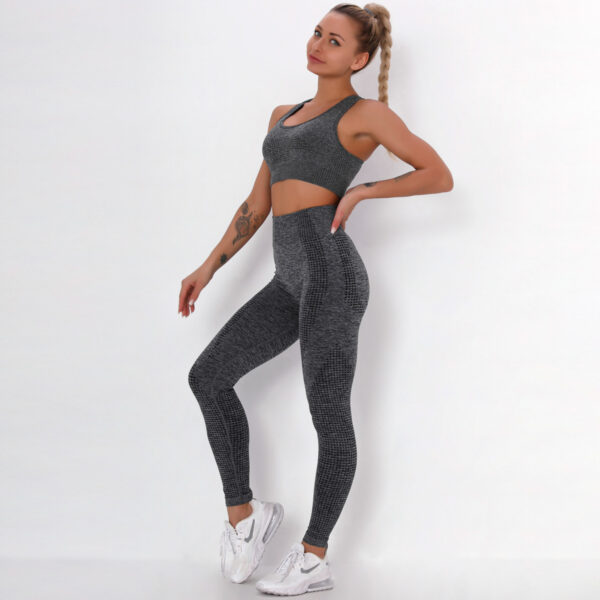 Seamless knitted yoga workout clothes - Image 9